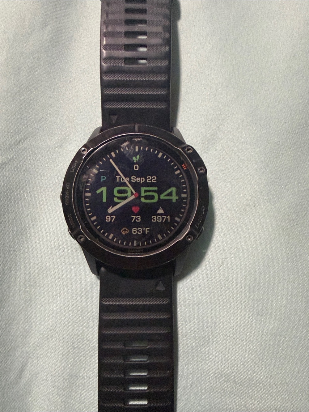 Garmin Fenix 6X black GPS pro solar. Multisport smartwatch with color display.